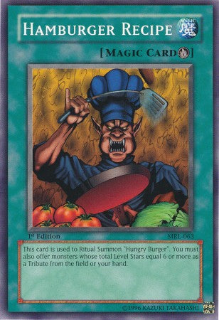 Hamburger Recipe [MRL-063] Common - PokeCharles PokeStore