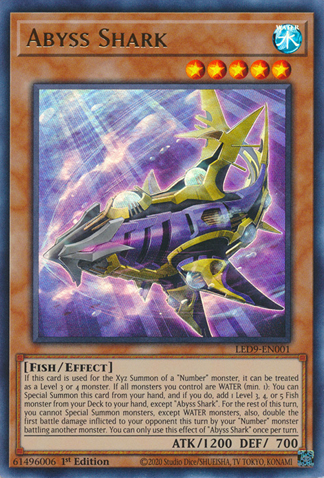Abyss Shark [LED9-EN001] Ultra Rare - PokeCharles PokeStore