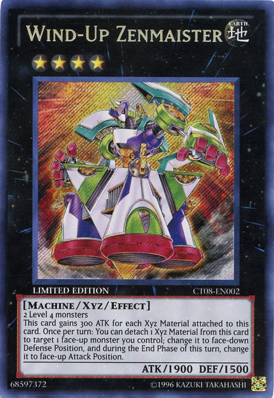Wind-Up Zenmaister [CT08-EN002] Secret Rare - PokeCharles PokeStore