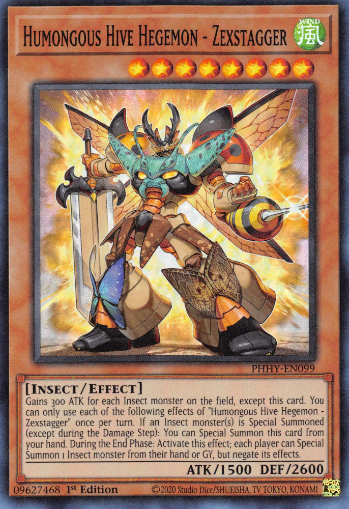 Humongous Hive Hegemon - Zexstagger [PHHY-EN099] Super Rare - PokeCharles PokeStore