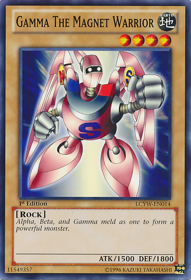 Gamma the Magnet Warrior [LCYW-EN014] Common - PokeCharles PokeStore