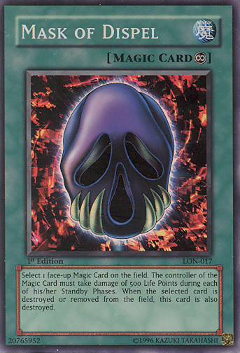 Mask of Dispel [LON-017] Super Rare - PokeCharles PokeStore