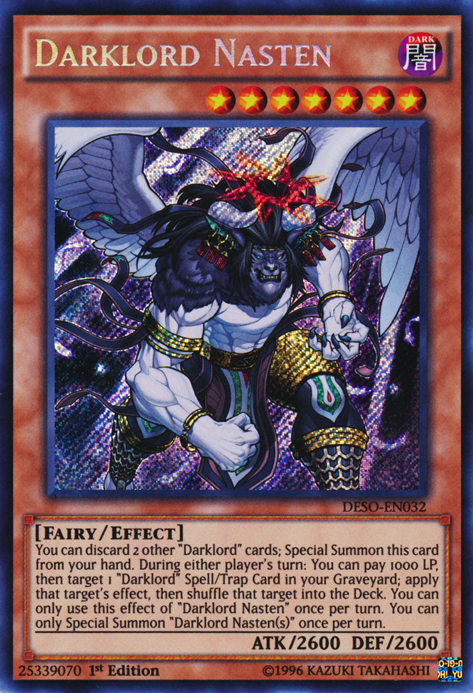 Darklord Nasten [DESO-EN032] Secret Rare - PokeCharles PokeStore