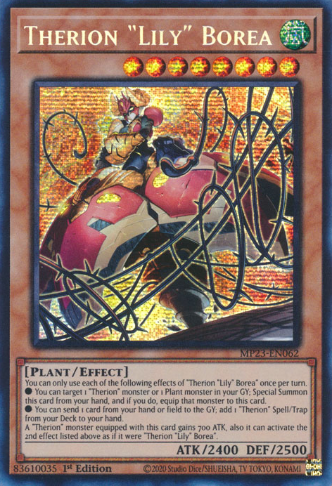 Therion "Lily" Borea [MP23-EN062] Prismatic Secret Rare - PokeCharles PokeStore