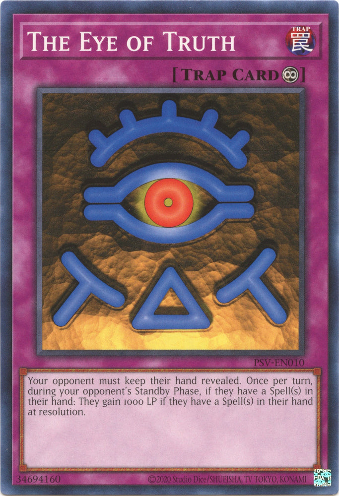 The Eye of Truth (25th Anniversary) [PSV-EN010] Common - PokeCharles PokeStore