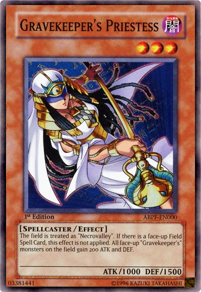 Gravekeeper's Priestess [ABPF-EN000] Super Rare - PokeCharles PokeStore