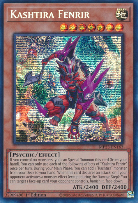 Kashtira Fenrir [MP23-EN163] Prismatic Secret Rare - PokeCharles PokeStore