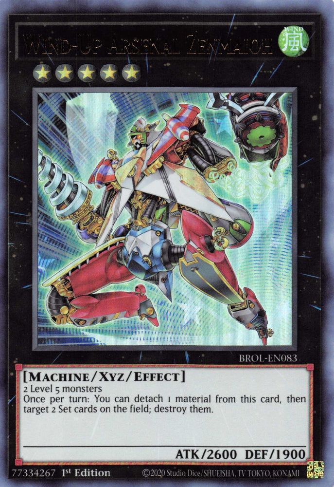 Wind-Up Arsenal Zenmaioh [BROL-EN083] Ultra Rare - PokeCharles PokeStore