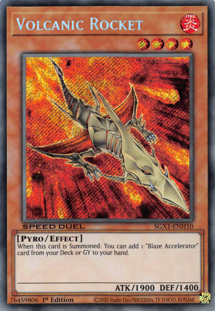 Volcanic Rocket [SGX1-ENH10] Secret Rare - PokeCharles PokeStore