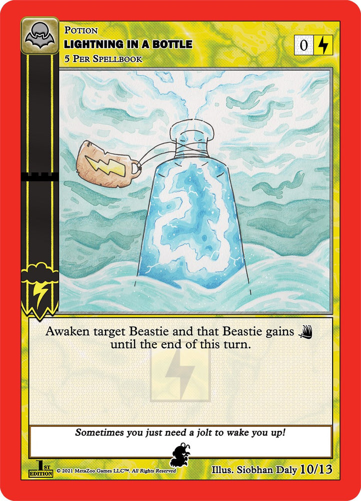 Lightning in a Bottle (Garson Invader) [Cryptid Nation: Nightfall First Edition Release Event Deck]