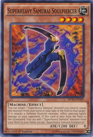 Superheavy Samurai Soulpiercer [MP15-EN199] Common - PokeCharles PokeStore