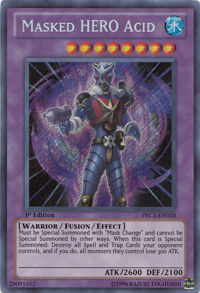 Masked Hero Acid [PRC1-EN018] Secret Rare - PokeCharles PokeStore