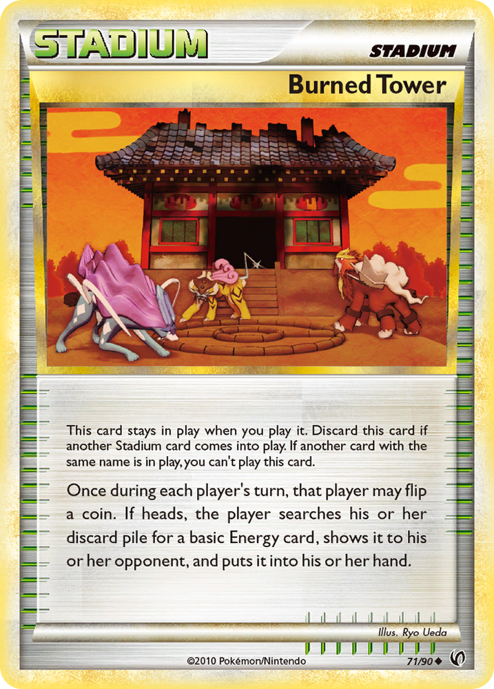 Burned Tower (71/90) [HeartGold & SoulSilver: Undaunted] - PokeCharles PokeStore