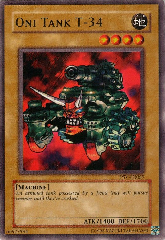 Oni Tank T-34 [PSV-EN059] Common - PokeCharles PokeStore