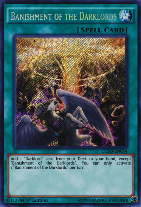 Banishment of the Darklords [DESO-EN034] Secret Rare - PokeCharles PokeStore