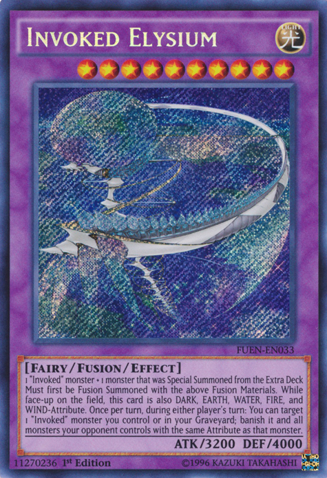Invoked Elysium [FUEN-EN033] Secret Rare - PokeCharles PokeStore