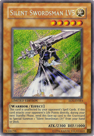 Silent Swordsman LV5 [EEN-ENSE4] Secret Rare - PokeCharles PokeStore