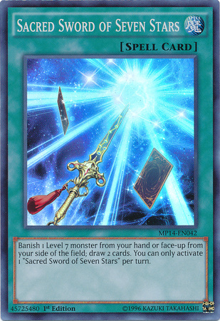 Sacred Sword of Seven Stars [MP14-EN042] Super Rare - PokeCharles PokeStore