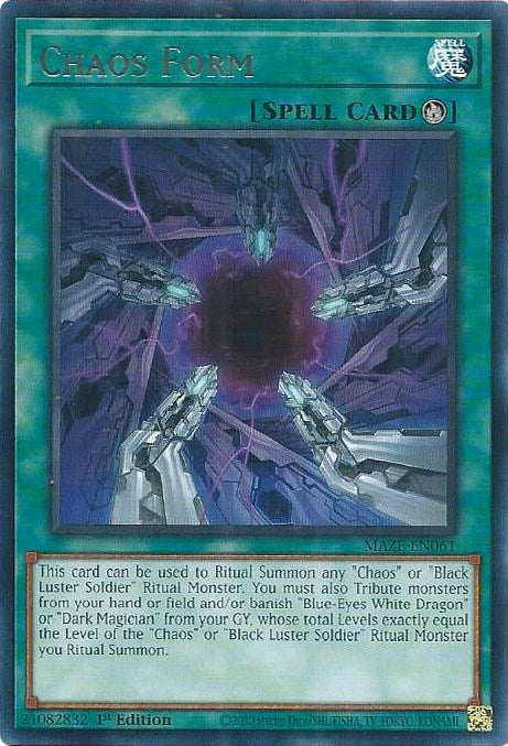Chaos Form [MAZE-EN061] Rare - PokeCharles PokeStore