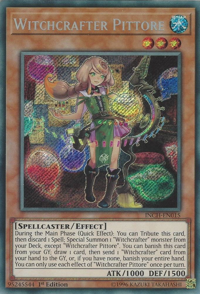 Witchcrafter Pittore [INCH-EN015] Secret Rare - PokeCharles PokeStore