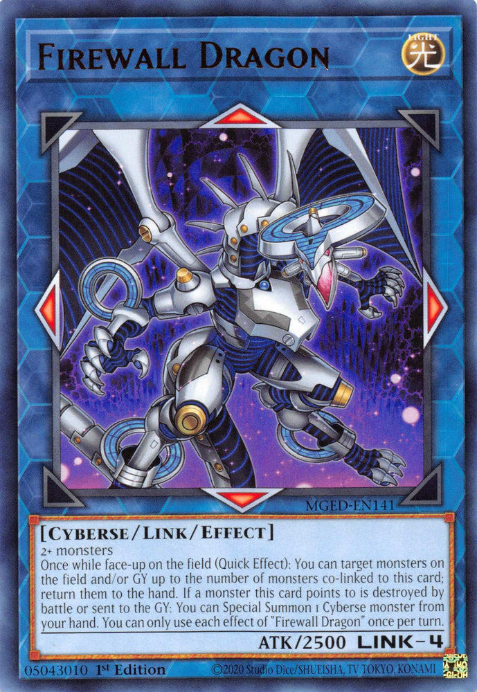 Firewall Dragon (Alternate Art - Purple) [MGED-EN141] Rare - PokeCharles PokeStore