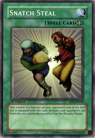 Snatch Steal [SD1-EN010] Common - PokeCharles PokeStore