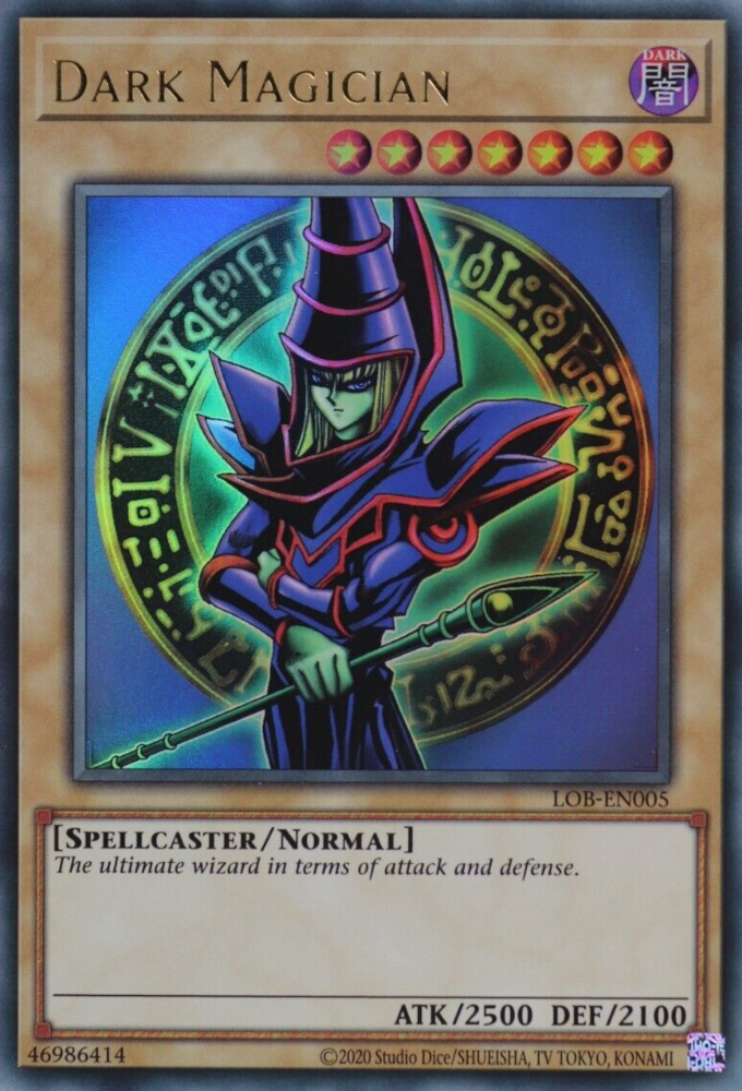 Dark Magician (25th Anniversary) [LOB-EN005] Ultra Rare - PokeCharles PokeStore