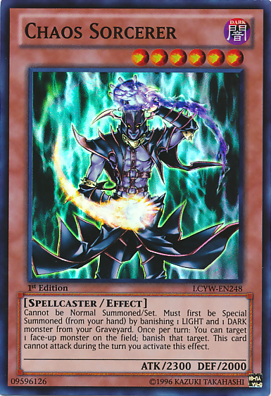 Chaos Sorcerer [LCYW-EN248] Super Rare - PokeCharles PokeStore