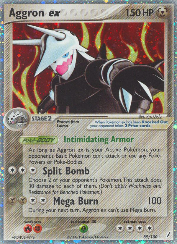 Aggron ex (89/100) [EX: Crystal Guardians] - PokeCharles PokeStore
