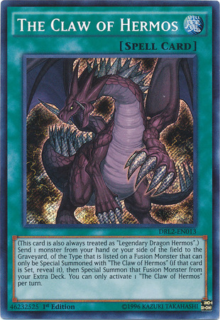 The Claw of Hermos [DRL2-EN013] Secret Rare - PokeCharles PokeStore