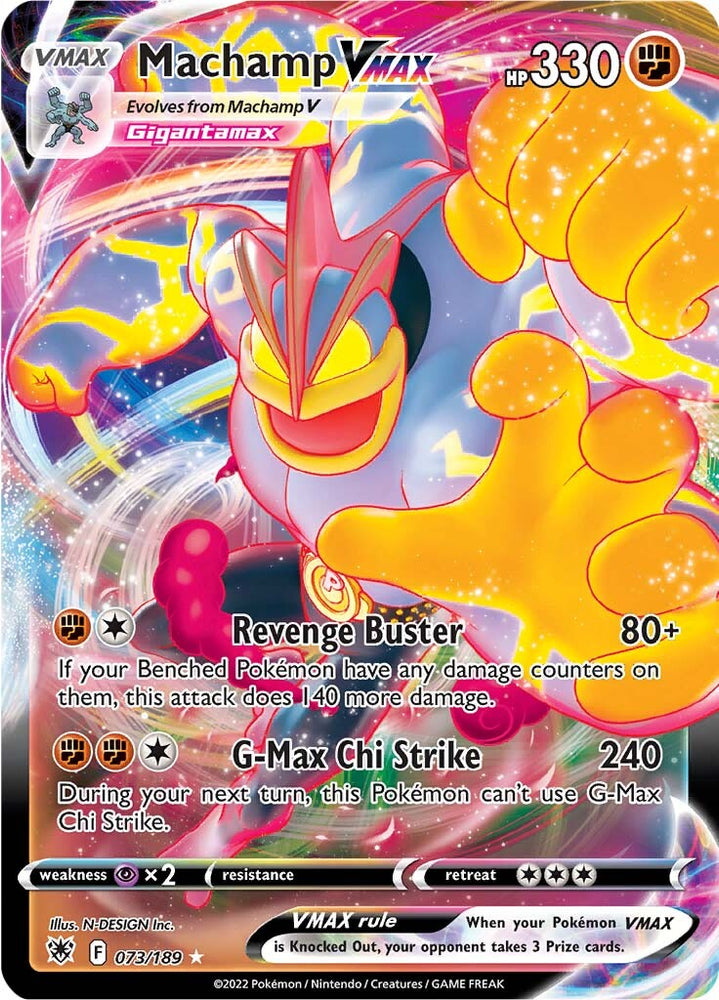 Machamp VMAX (073/189) [Sword & Shield: Astral Radiance] - PokeCharles PokeStore