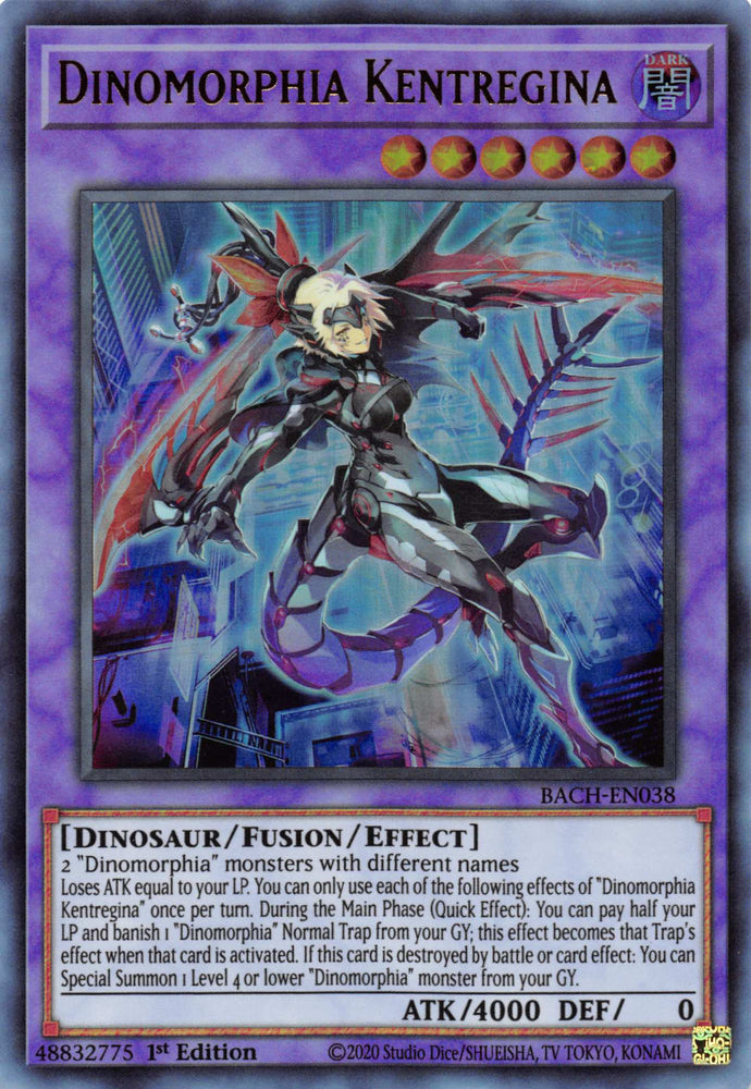 Dinomorphia Kentregina [BACH-EN038] Ultra Rare - PokeCharles PokeStore