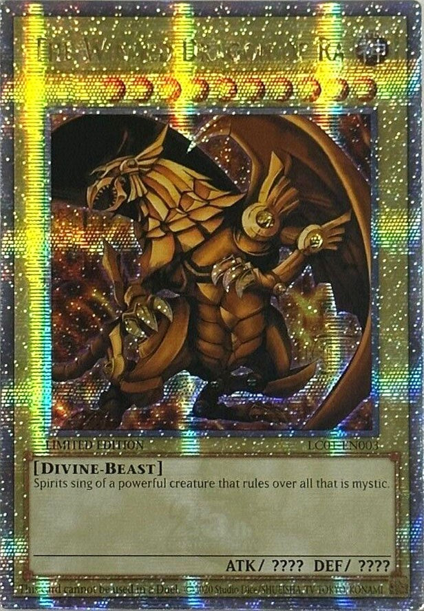 The Winged Dragon of Ra (25th Anniversary) [LC01-EN003] Quarter Century Secret Rare - PokeCharles PokeStore