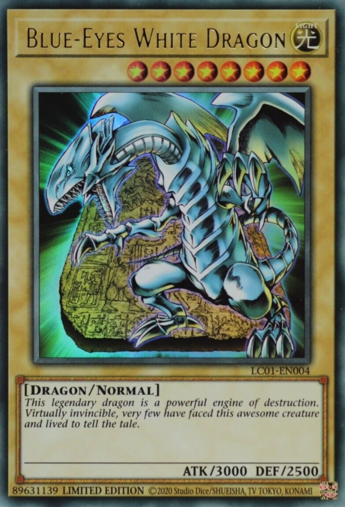 Blue-Eyes White Dragon (25th Anniversary) [LC01-EN004] Ultra Rare - PokeCharles PokeStore