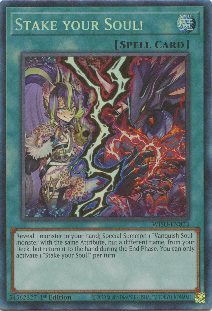 Stake your Soul! [WISU-EN023] Collector's Rare - PokeCharles PokeStore