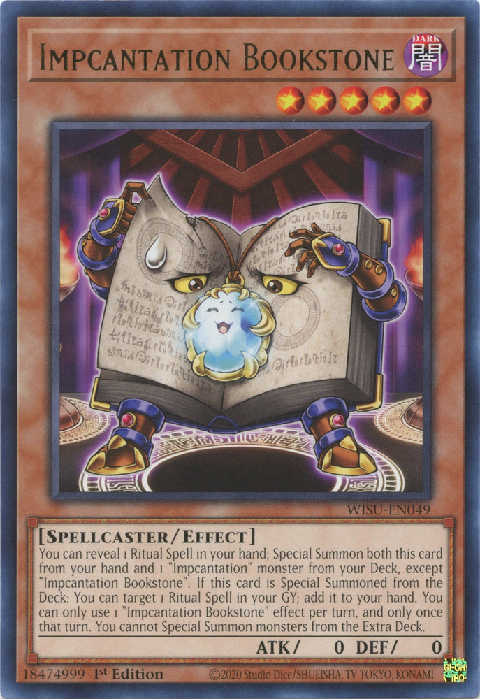 Impcantation Bookstone [WISU-EN049] Rare - PokeCharles PokeStore