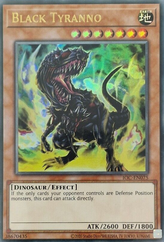 Black Tyranno (25th Anniversary) [IOC-EN075] Ultra Rare - PokeCharles PokeStore