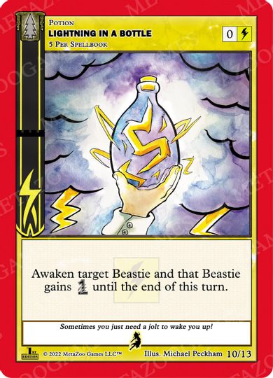 Lightning in a Bottle (Lightning) [Cryptid Nation: Wilderness First Edition Release Event Deck]