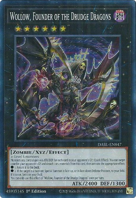 Wollow, Founder of the Drudge Dragons [DABL-EN047] Super Rare - PokeCharles PokeStore