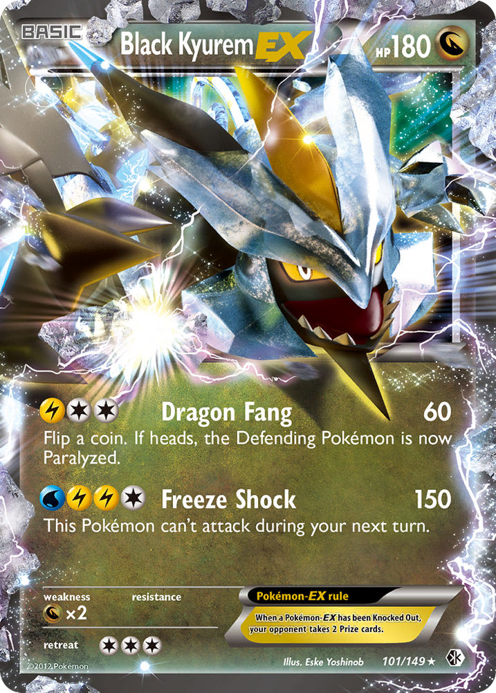 Black Kyurem EX (101/149) [Black & White: Boundaries Crossed] - PokeCharles PokeStore