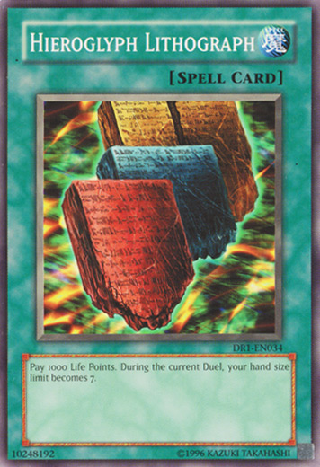 Hieroglyph Lithograph [DR1-EN034] Common - PokeCharles PokeStore