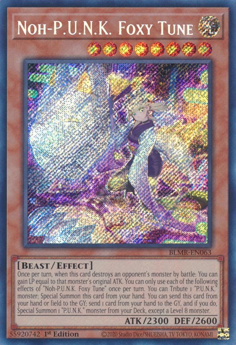 Noh-P.U.N.K. Foxy Tune [BLMR-EN063] Secret Rare - PokeCharles PokeStore