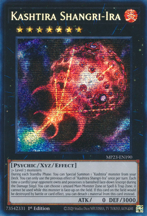 Kashtira Shangri-Ira [MP23-EN190] Prismatic Secret Rare - PokeCharles PokeStore