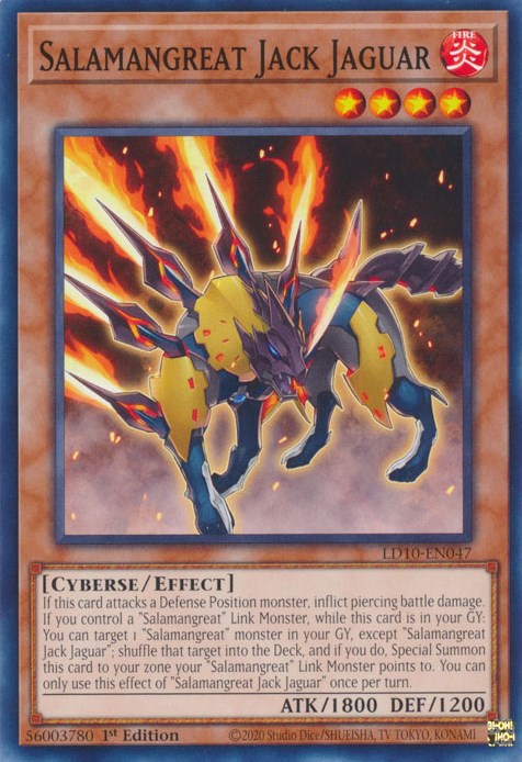 Salamangreat Jack Jaguar [LD10-EN047] Common - PokeCharles PokeStore