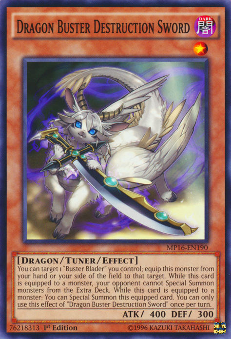 Dragon Buster Destruction Sword [MP16-EN190] Common - PokeCharles PokeStore