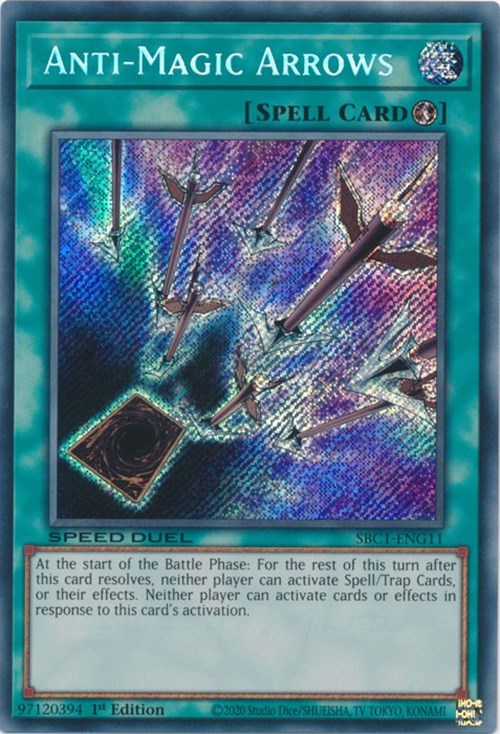 Anti-Magic Arrows [SBC1-ENG11] Secret Rare - PokeCharles PokeStore