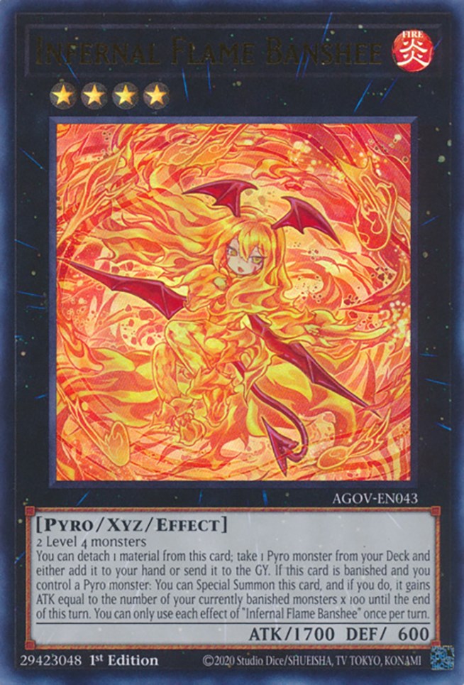 Infernal Flame Banshee [AGOV-EN043] Ultra Rare - PokeCharles PokeStore