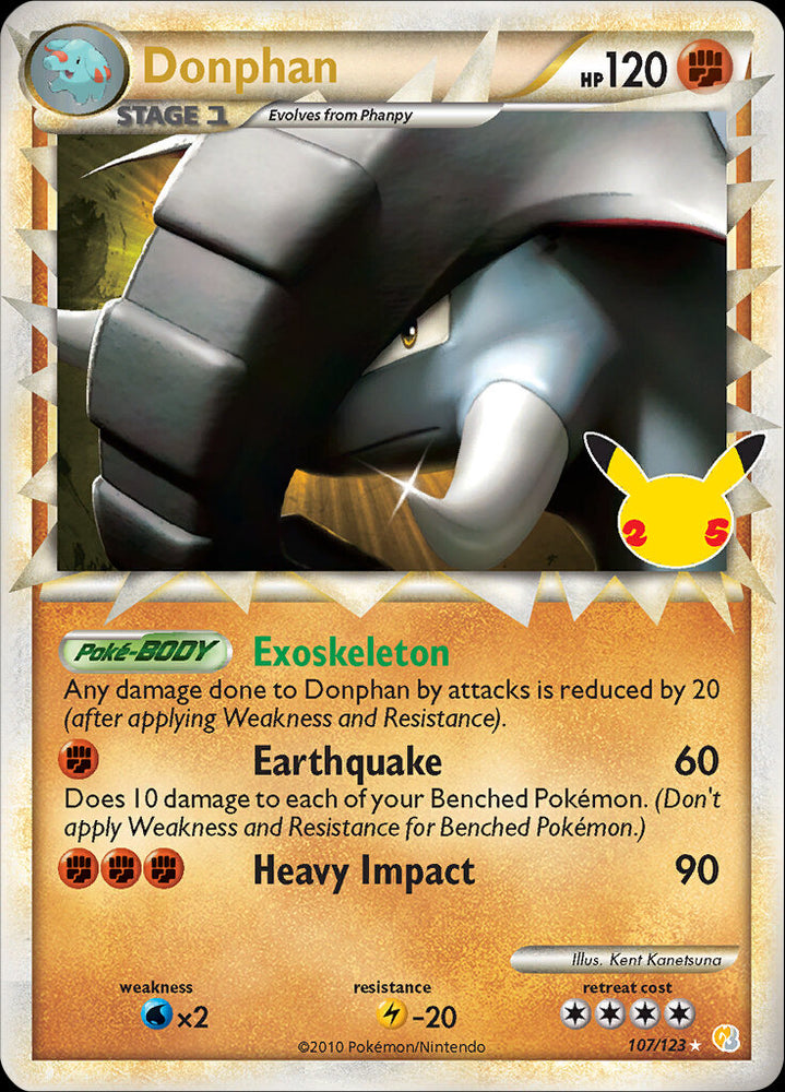 Donphan (107/123) [Celebrations: 25th Anniversary - Classic Collection] - PokeCharles PokeStore