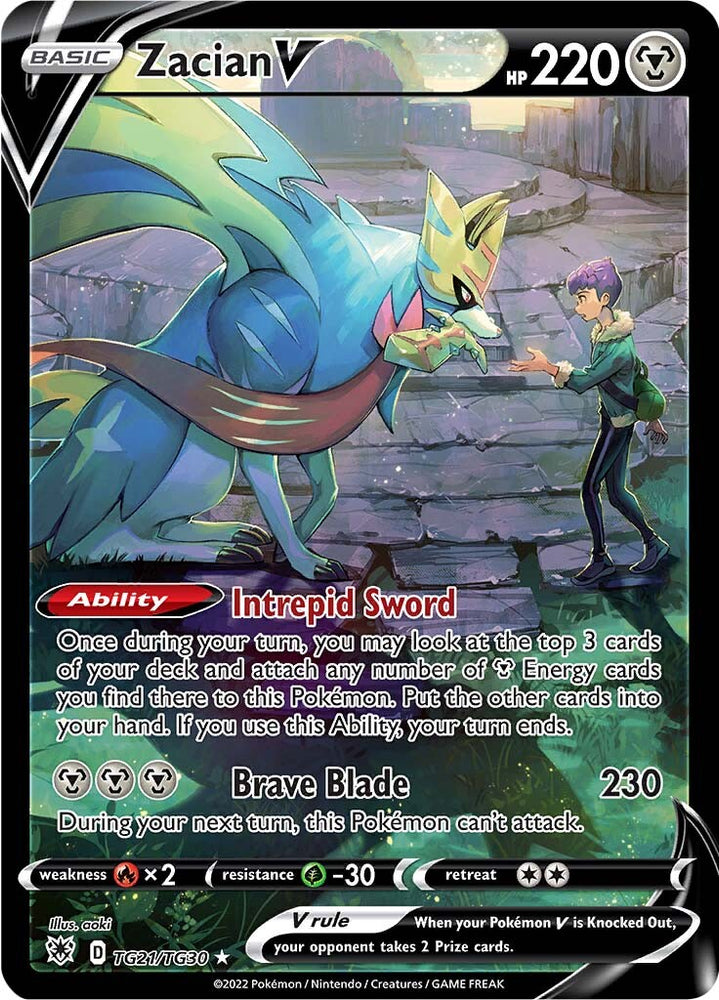 Zacian V (TG21/TG30) [Sword & Shield: Astral Radiance] - PokeCharles PokeStore