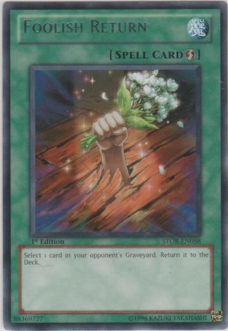 Foolish Return [STOR-EN058] Rare - PokeCharles PokeStore